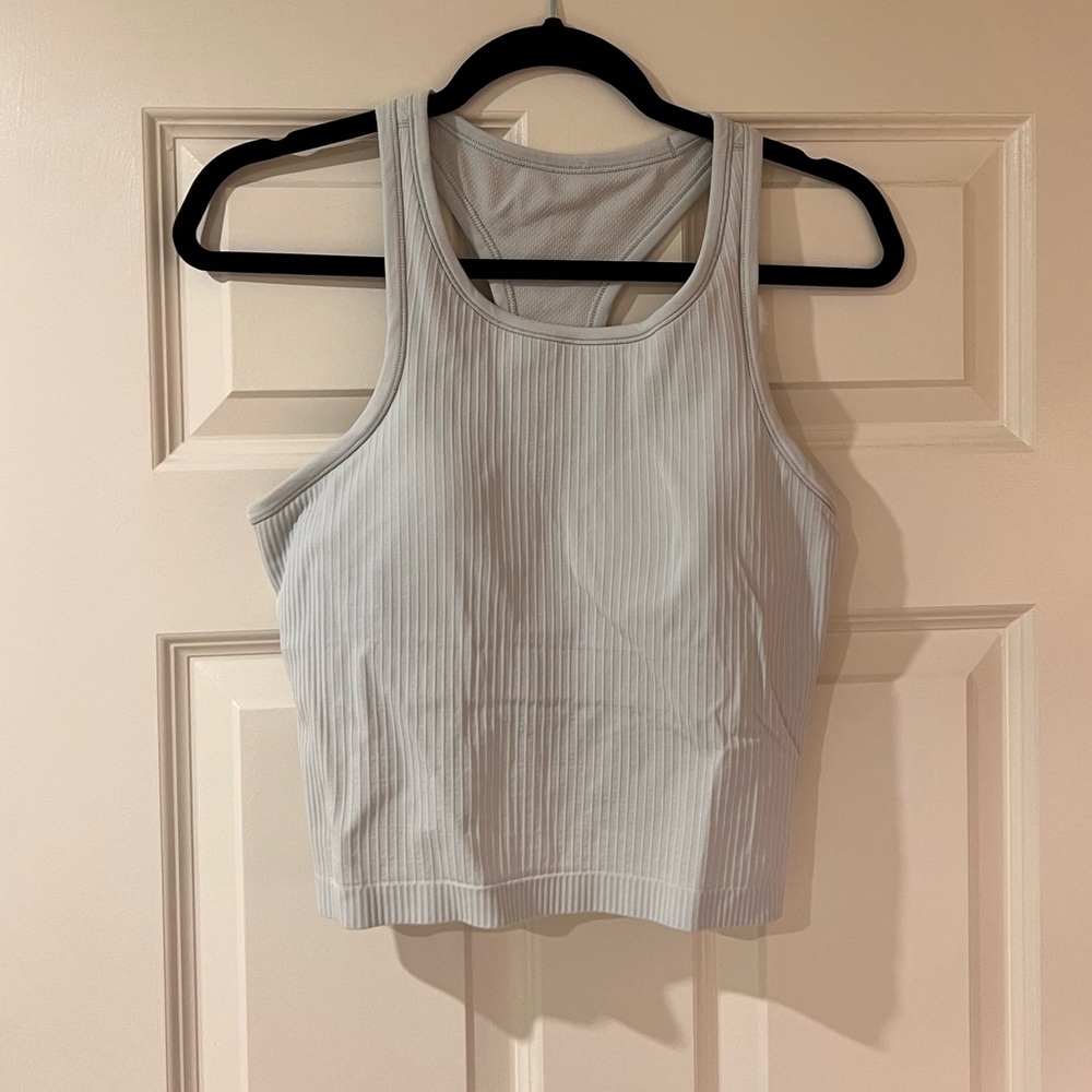 Lululemon ebb to street crop tank
